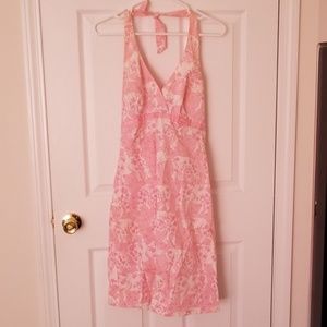 Lilly Pulitzer White Label Rhino Halter Dress